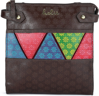 

Holii Women Casual Brown Genuine Leather Sling Bag