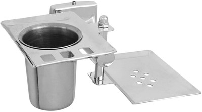

Mochen 100% Stainless Steel Soap Dish/Soap Stand Case/Soap Holder Dish for Bathroom(Silver)