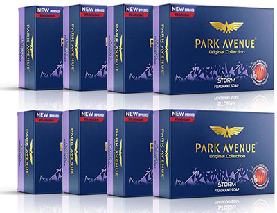 

Park Avenue STORM Fragrant Soap 125gm × 8 Pack Of 8(1000 g, Pack of 8)