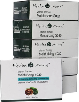 

Herbs & More HERBAL MOISTURIZING SOAP(450 g, Pack of 6)