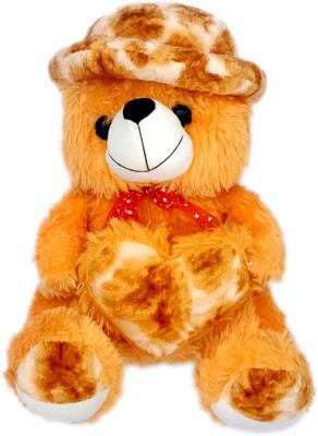 

AndyGifts Soft Brown Teddy Bear with Cap-50cm - 50 cm(Brown)