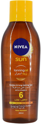 

Nivea Sun Taning Oil , 200ml - SPF SPF 50 PA++++(200 ml)