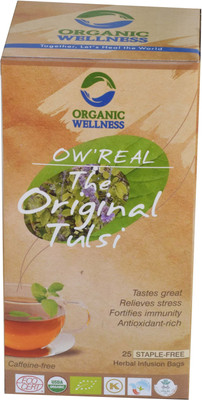 

Organic Wellness OW'Real The Original Tulsi Tulsi Herbal Infusion Bags(25 Bags, Box)