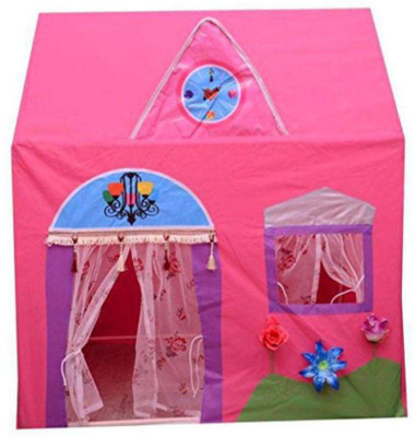 

Xenith Pink Queen Royal Palace Tent House For Kids Tent - For 2(Multicolor)