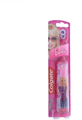 

Colgate barbie extra soft powered toothbrush Extra Soft Toothbrush