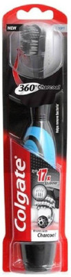 

Colgate 360 Charcoal Battery Power Toothbrush for men & women Ultra Soft Toothbrush Ultra Soft Toothbrush