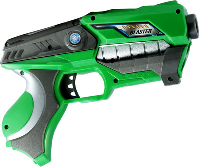

ToyzIsland Exclusive High Quality SUPER HERO SPACE NERF STYLE GUN WITH 6 SOFT DART GREEN COLOR(Green)