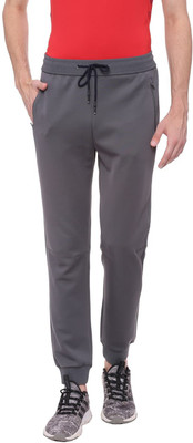 BASICS Solid Men Grey Track Pants