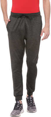 BASICS Solid Men Green Track Pants