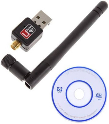 

BUYWELL 600Mbps USB WiFi Dongle Wireless Adapter 802.11n/g/b with Antenna for All PC, Laptops and Andrioid ( USB Adapter(Black)