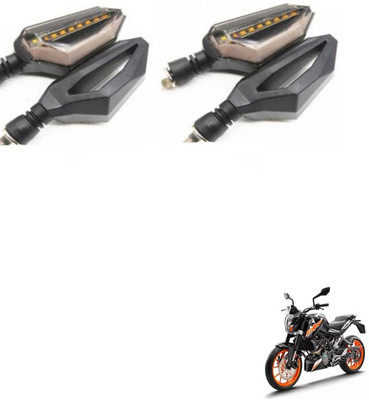 CapeShoppers Side LED Indicator Light for KTM Duke 200, Duke 390, RC 200, RC 390, Universal For Bike(Yellow, White)