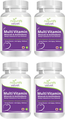 

Natures Velvet Lifecare MultiVitamins Multiminerals & Antioxidants, 60 Capsules - Pack of 4(240 No)