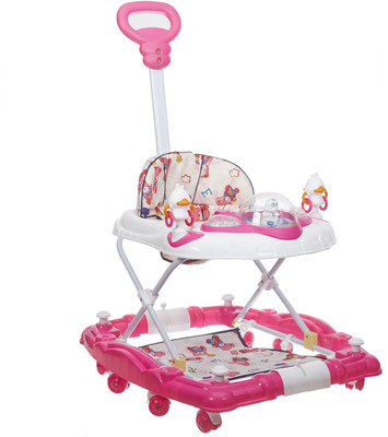 

Fun Ride Musical Activity Walker With Parent Rod(Pink)