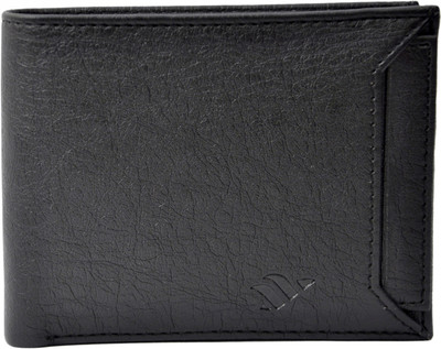

GANNET Men Casual Black Genuine Leather Wallet(6 Card Slots)