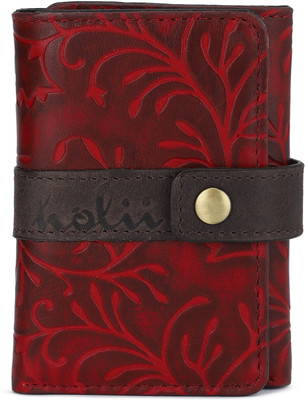 

Holii Women Red, Maroon Genuine Leather Wallet(6 Card Slots)