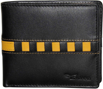 

Tamanna Men Black, Yellow Genuine Leather Wallet(7 Card Slots)