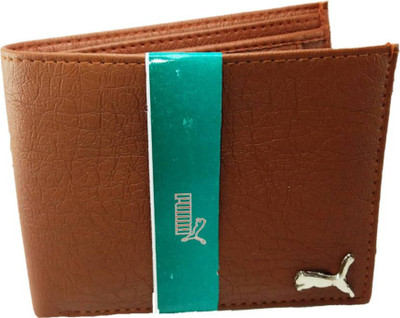 

Puma Boys Casual Tan Artificial Leather Wallet(4 Card Slots)