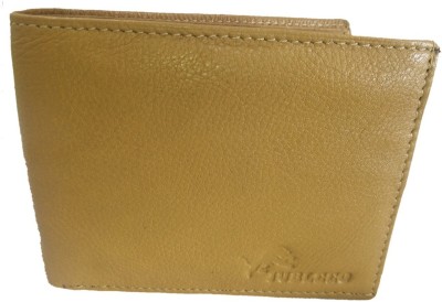 

jubleeo Men Brown Genuine Leather Wallet(4 Card Slots), Khaki