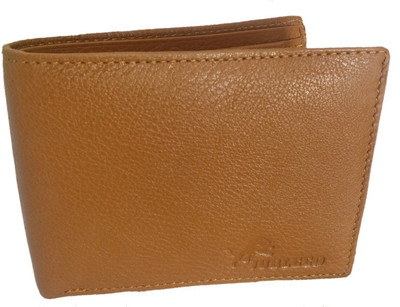 

jubleeo Men Tan Genuine Leather Wallet(4 Card Slots)