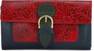 

Holii Women Red, Blue Genuine Leather Wallet(6 Card Slots)