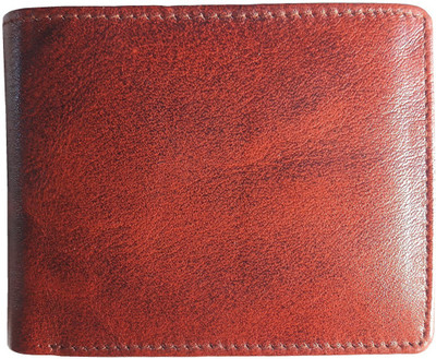 

HEENA FASHION Men Brown Genuine Leather Wallet(9 Card Slots)