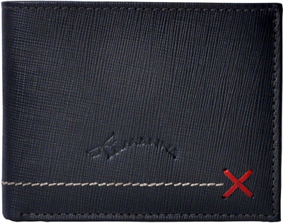 

Tamanna Men Black, Red Genuine Leather Wallet(7 Card Slots), Black-1