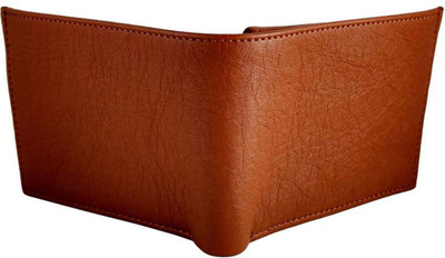 

knW Men Tan Artificial Leather Wallet(8 Card Slots)