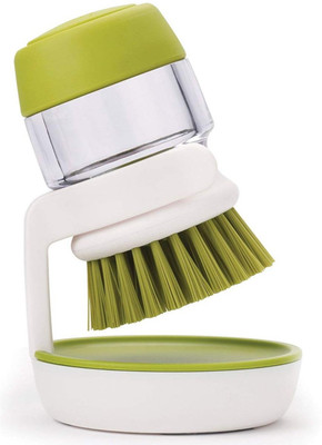 

DIVINZ Scrub Dish Brush With Washing Up Liquid Soap Dispenser Washing Machine Soap Dispenser