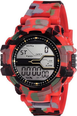 Standard Choice RED MILITARY Digital Watch - For Men