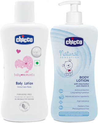

Chicco Lotion 200ml- Lotion NAT 500ml(White)