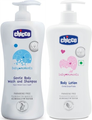 Chicco Bodywash 500ml- Lotion 500ml(White)