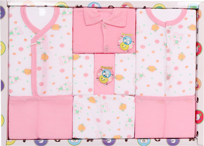 

Little Smart Born Baby Pink Color Gift Set(Multicolor)