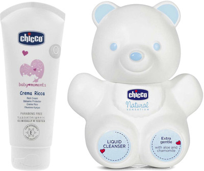 

Chicco Rich Cream 100ml- Nat Bear 300ml(White)