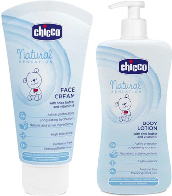 

Chicco Nat Facecream 50ml- Lotion NAT 500ml(White)