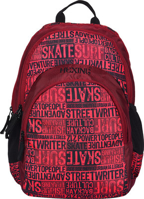 

HEXING hb22 25 Backpack(Multicolor), Red with black