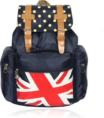 

Belladona FLAG Print In NAVY BLUE 35 Backpack(Blue)