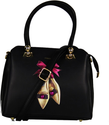 Femiga HNB015-BLACK Shoulder Bag(Black, 5 L)