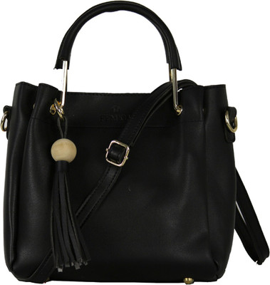 

Femiga SLB005-BLACK Shoulder Bag(Black, 3 L)
