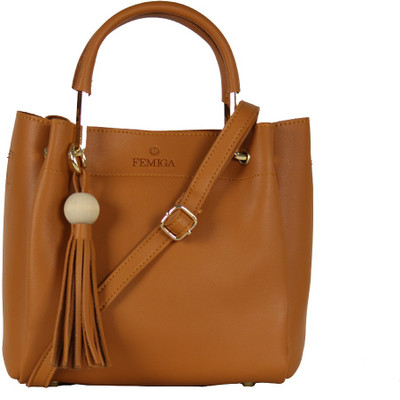 

Femiga SLB005-BROWN Shoulder Bag(Brown, 3 L)