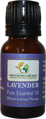 

Green World Aromas Lavender Pure Essential Oil Diffuser & Aroma Therapy(13 ml)
