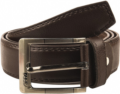 

AFFA Men Casual Brown Artificial Leather Belt