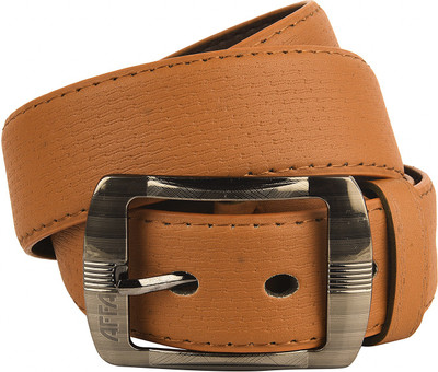 

AFFA Men Casual Tan Artificial Leather Belt