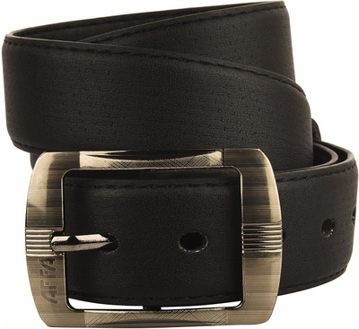 

AFFA Men Casual Black Artificial Leather Belt