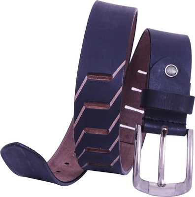 

Earnam Men Casual, Party, Evening Black Genuine Leather Belt
