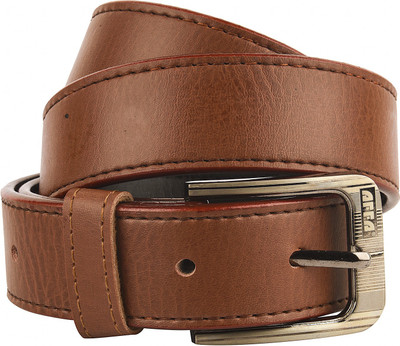 

AFFA Men Formal Brown Artificial Leather Belt