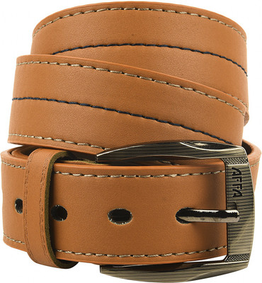 

AFFA Men Casual Tan Artificial Leather Belt
