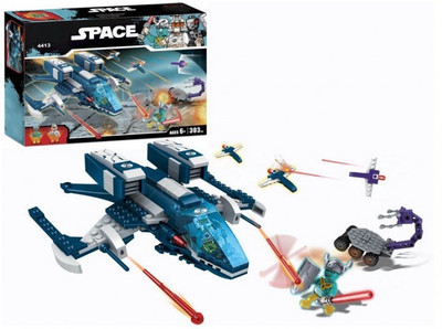 

Planet of Toys 303 Pcs Space Building Blocks Set For Kids, Children(Multicolor)