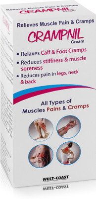 

West Coast Crampnil Relieves Muscle Pain & Cramps 50g Cream Cream(50 g)