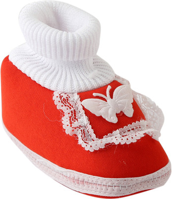 

Chiu Soft Sole shoes Booties(Toe to Heel Length - 10 cm Red)