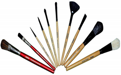 

Sheen Makeup Brush Set(10 Pieces) || Bride Makeup Brush Set || Professional Makeup Brush Set(Pack of 10)